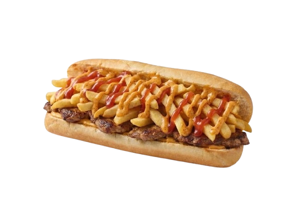 Mitraillette (Ketchup, Ognion cru)